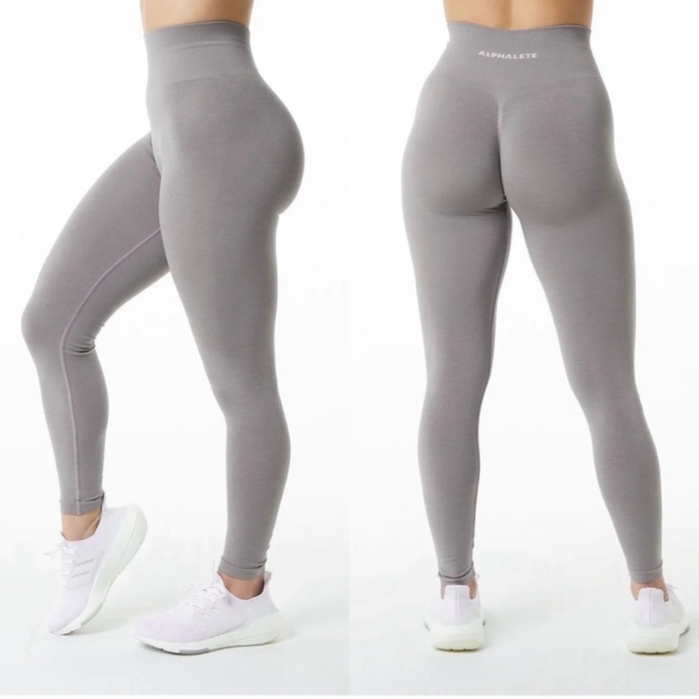 NOT FOR SALE Alphalete Amplify Storm Grey Leggings XS